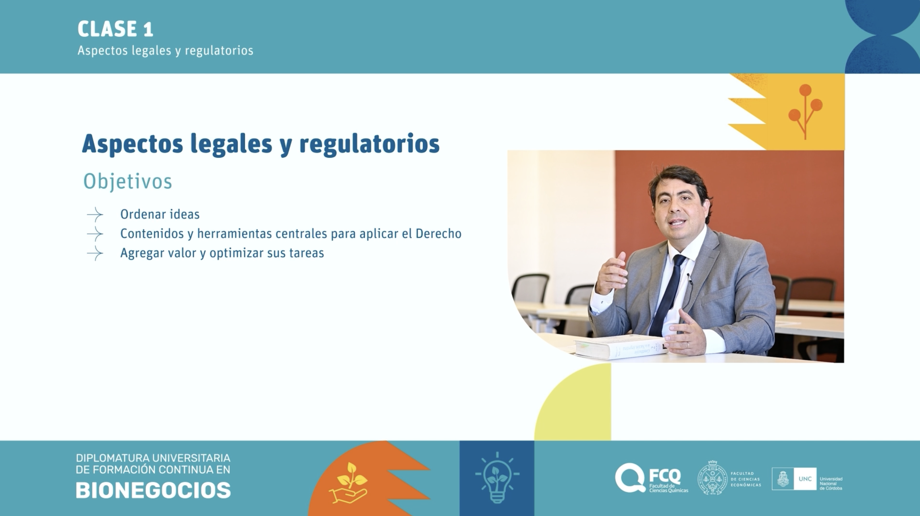 Docente con presentación